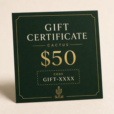 Gift certificate
